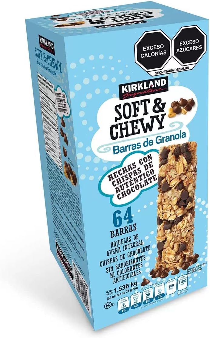 Kirkland Signature Soft And Chewy Granola Bars – 64 Count | Delicious & Wholesome Snack